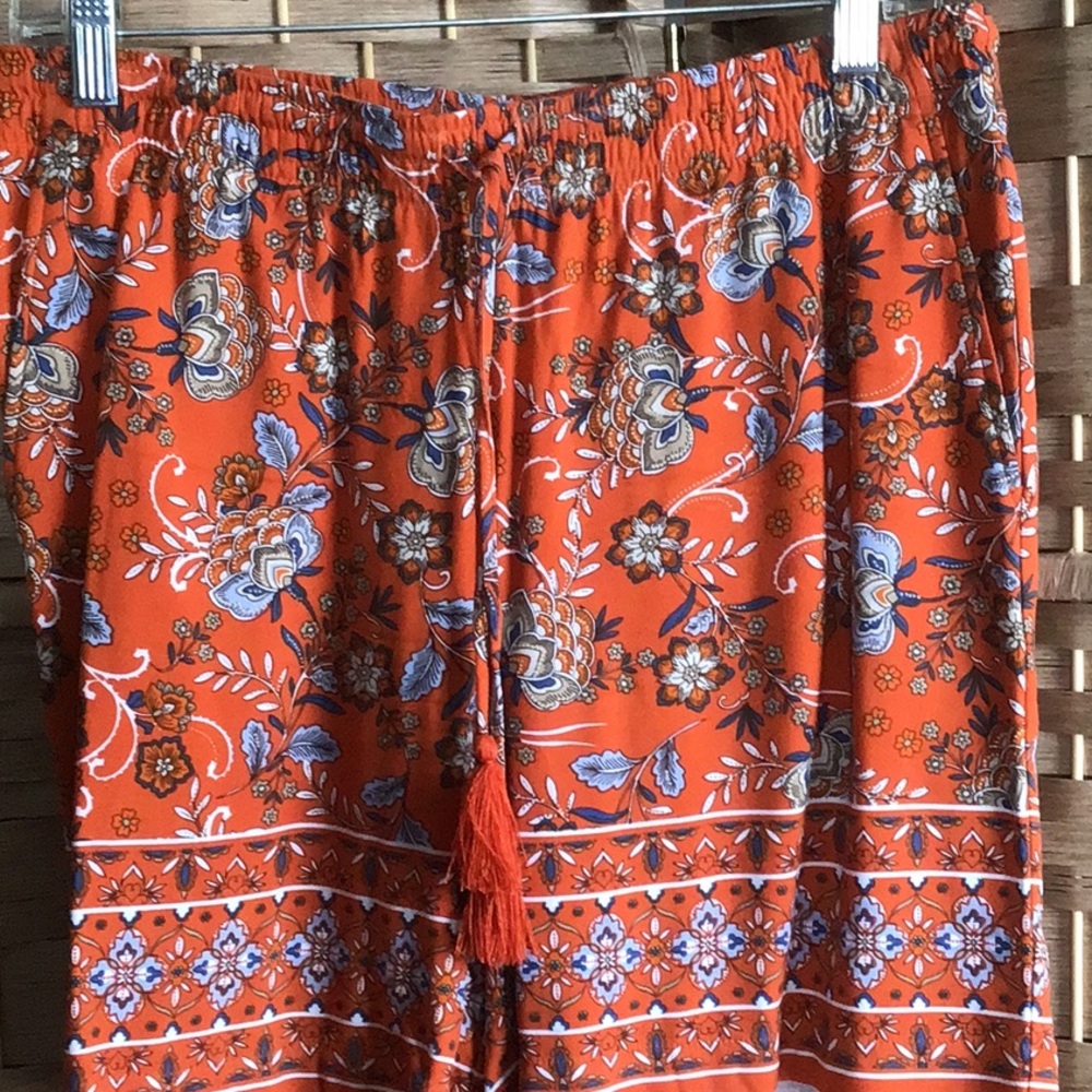 Floral Bohemian Pants